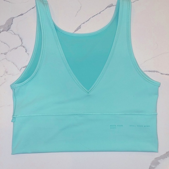 Lululemon Power Pivot Everlux Tank Top in Wild Mint size 10 - Picture 2 of 6